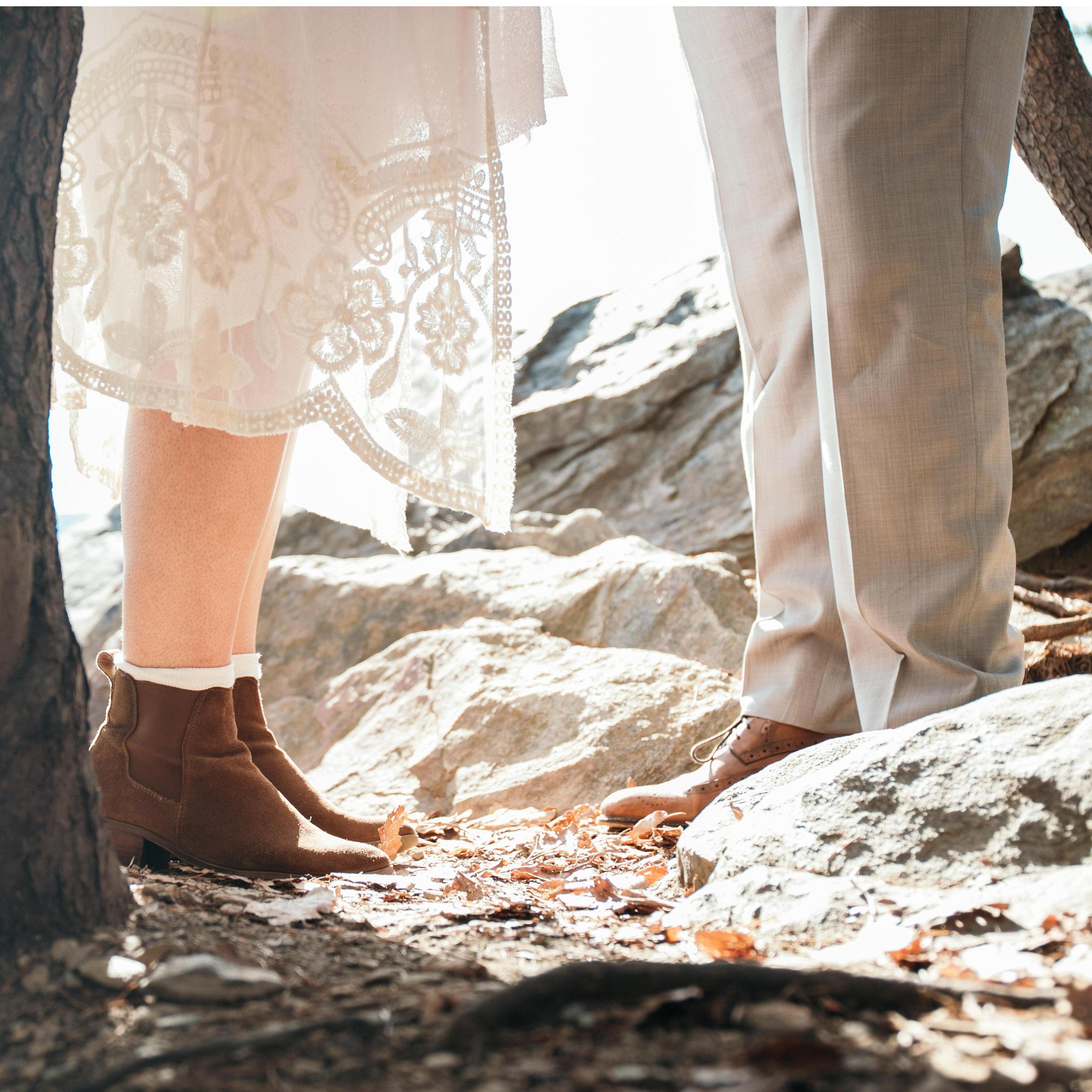 The ceremony was sweet and simple. We can't wait to celebrate with everyone this upcoming December!