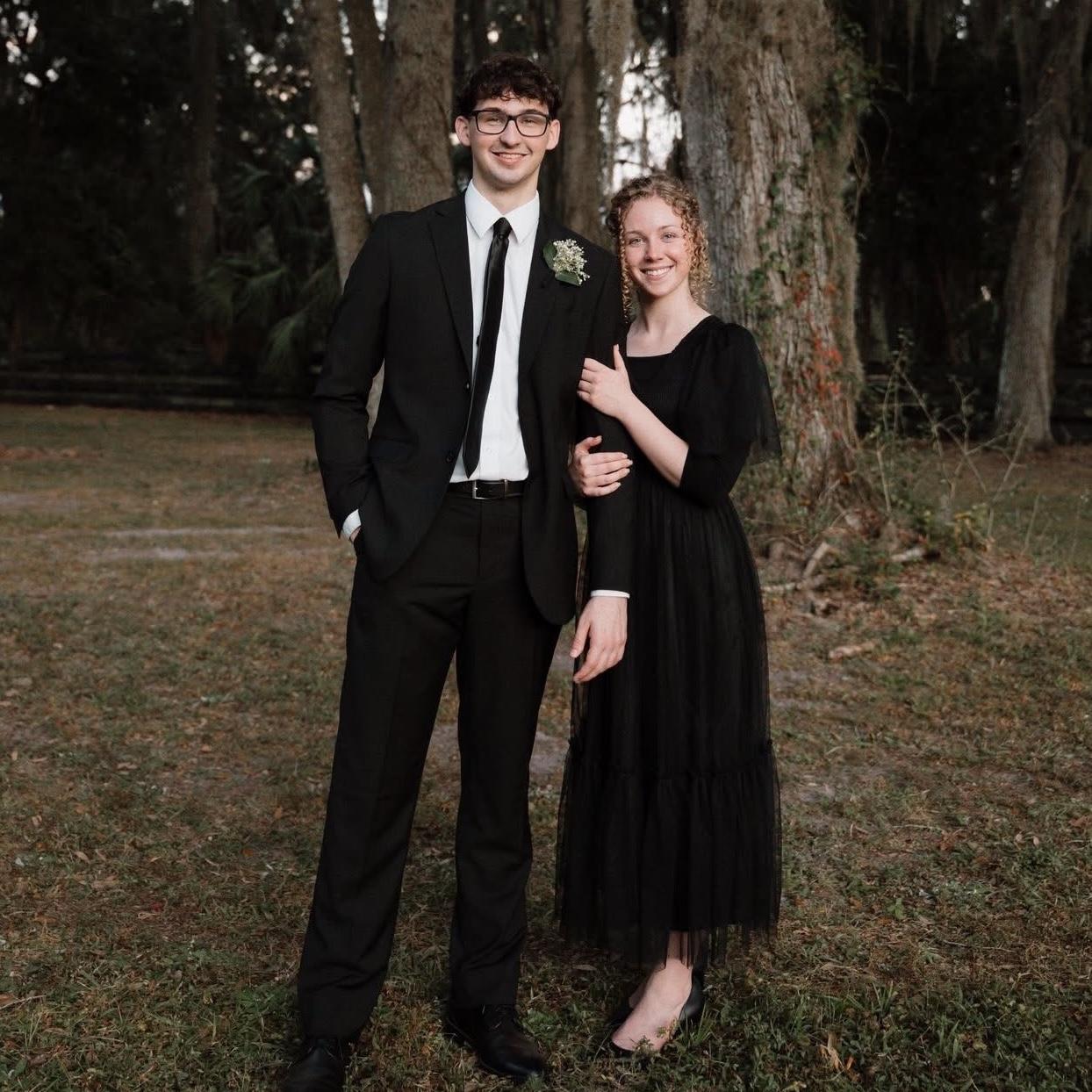 At Micah and Rachelle Powell's wedding