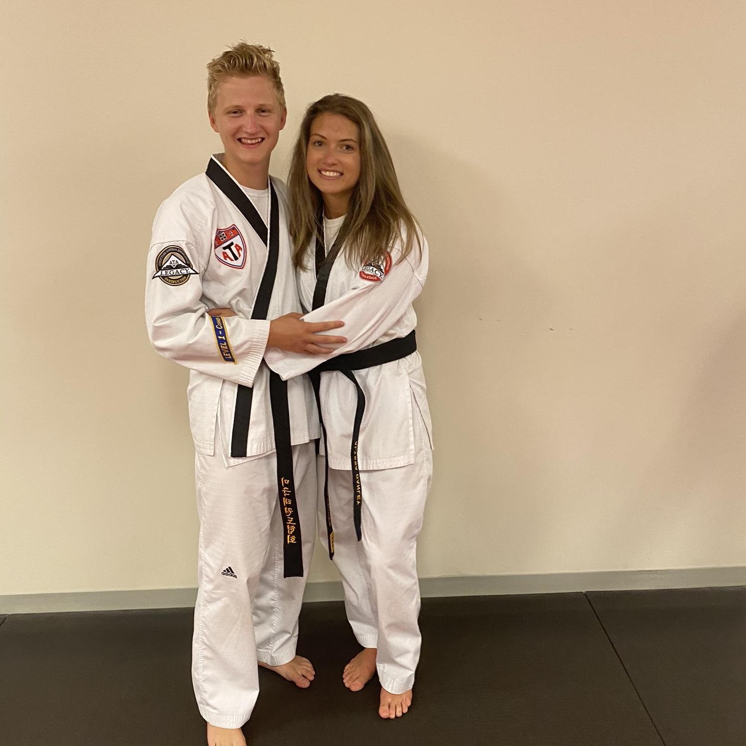 The day we earned our Fourth Degree black belts!