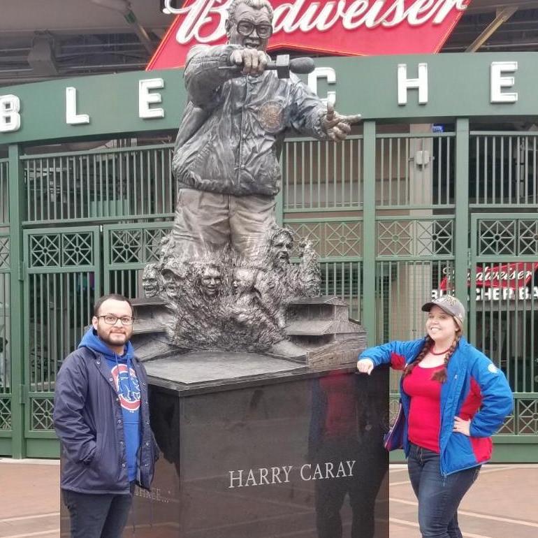 Ourside the Bleechers at Wrigley Field
