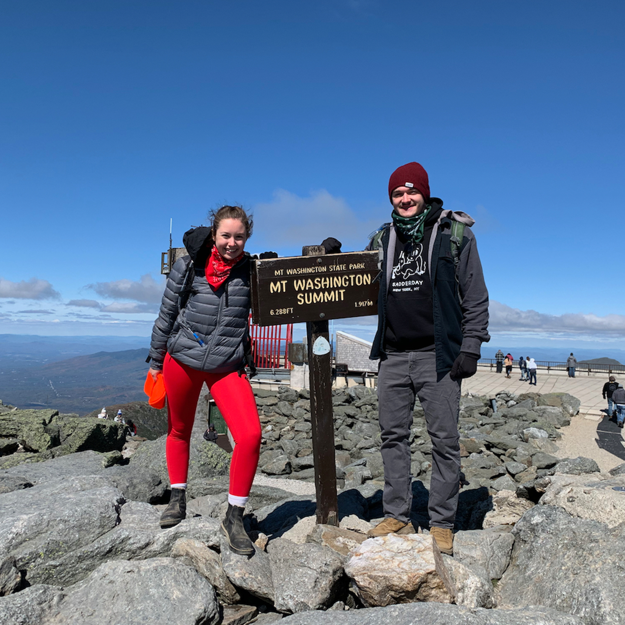 Our very first hike together up Mount Washington on September 19, 2020