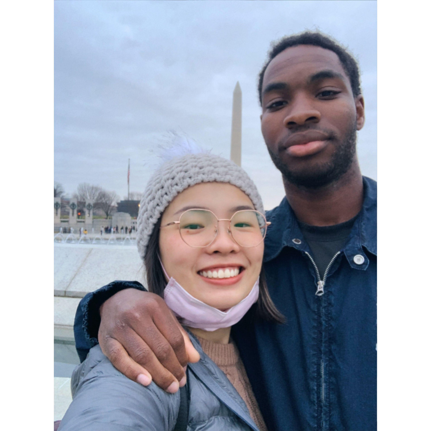 In 2021, Ya Yun traveled with Jordan to DC for the first time for Christmas.