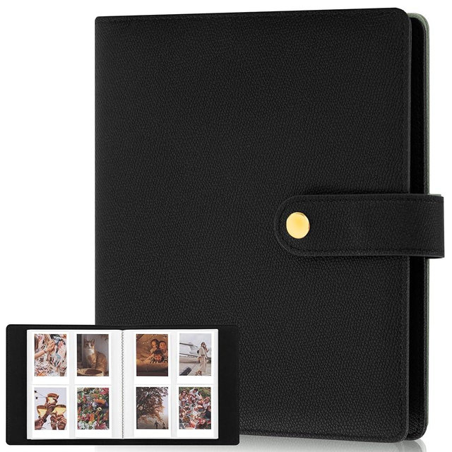 Beautiful Photo Album for 2x3 in Polaroid Photos - Safely Holds Your 300+ Pictures Of Unique Memories - The Perfect Instax Mini Compatible Photo Book To Store Pictures Or Trading Collection Cards