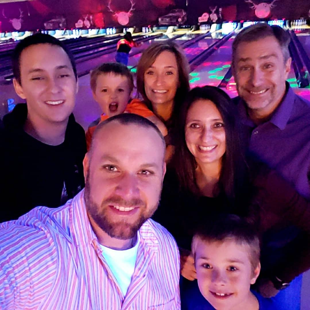 NYE bowling with family