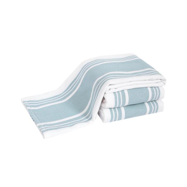 All-Clad Stripe Dual Sided Woven Kitchen Towel, Set of 3