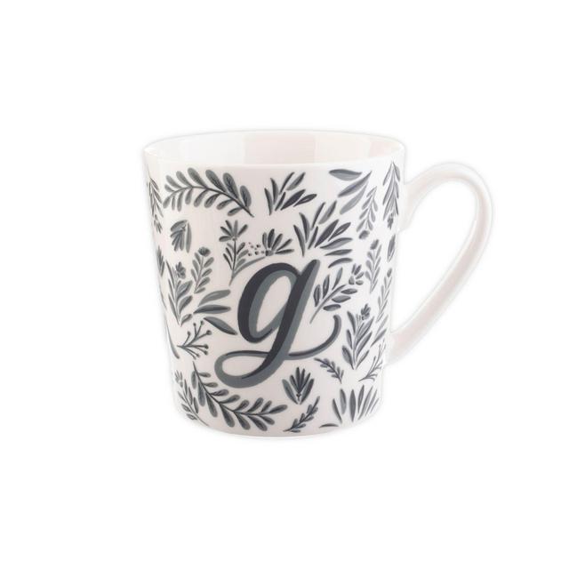 Formations Vine Monogrammed Letter "G" Mug