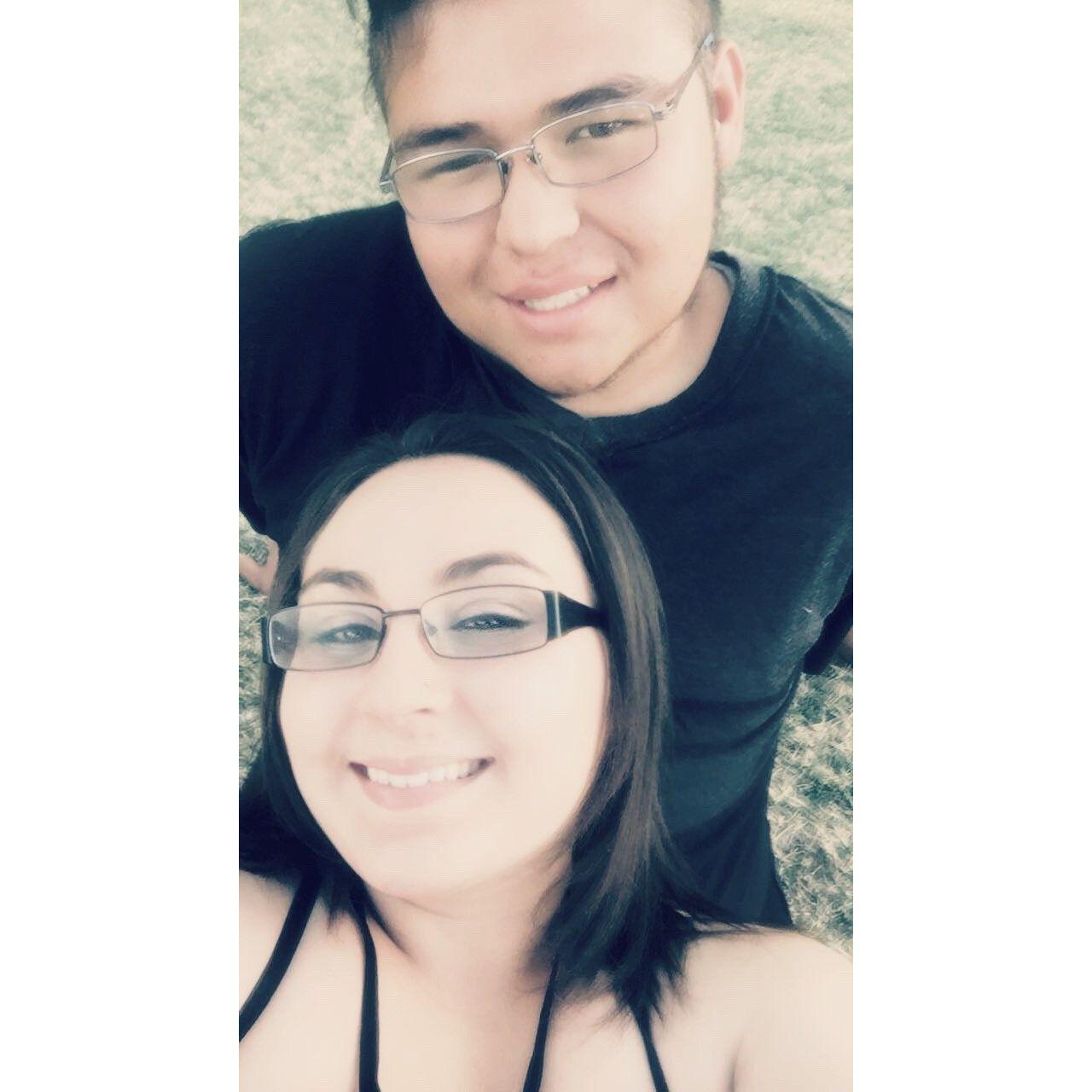 Our first picture together.