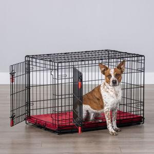 36in KONG® Ultra-Strong Double Door Wire Dog Crate with Divider Panel