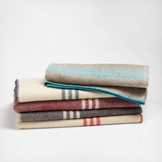 Striped Wool Organic Throw