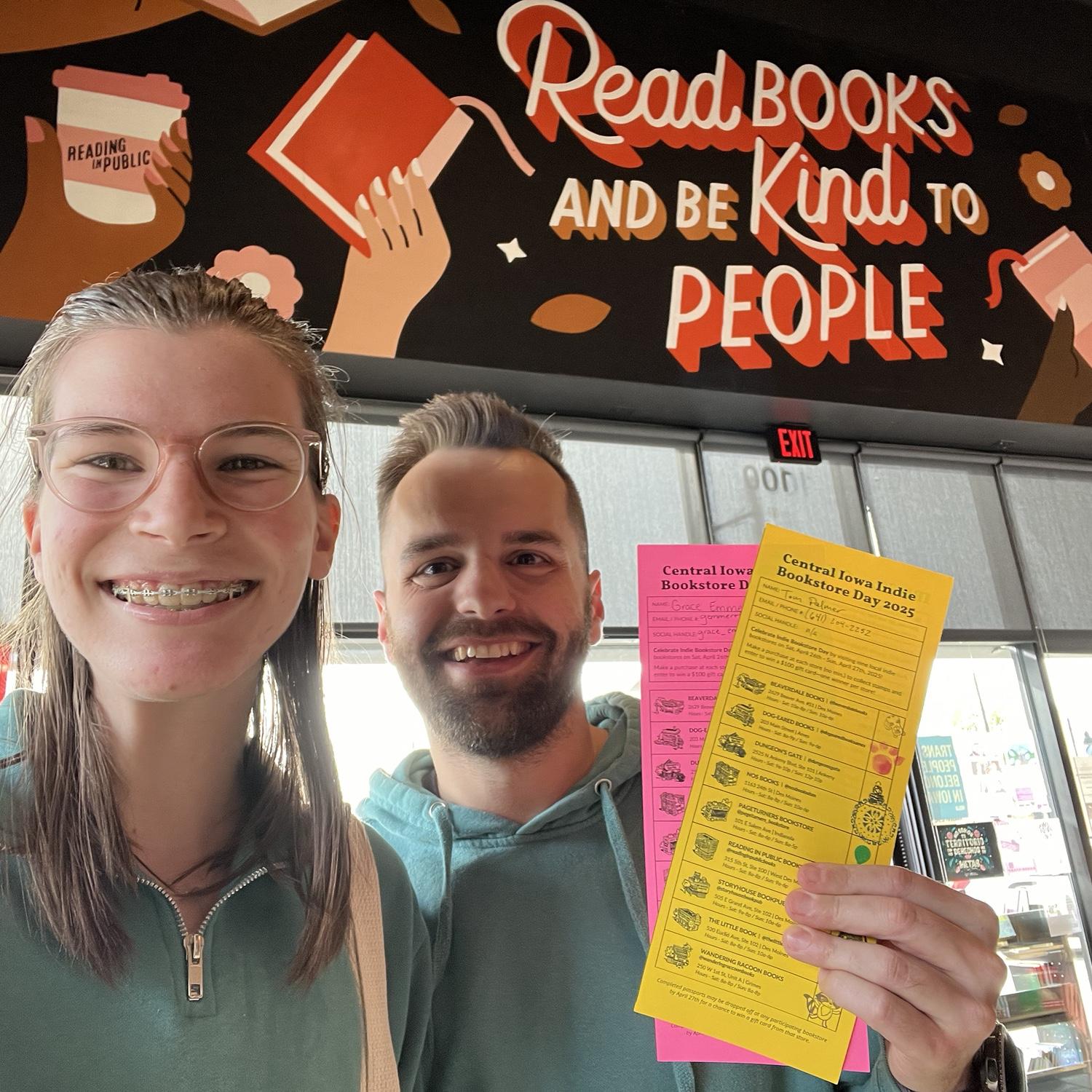 Independent Bookstore Day 2025! We made it to 9 different stores all across Iowa...in one day!