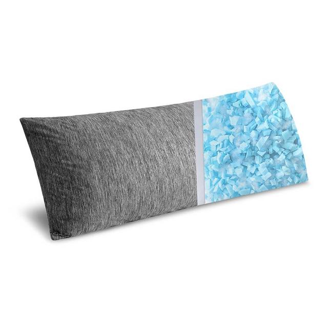 MIULEE Body Pillow for Adults Long Body Pillow for Side Sleeper Memory Foam Cooling Body Pillow for Bed Full Body Pillow for Back/Stomach/Side Sleeper 20x60 Inch Grey