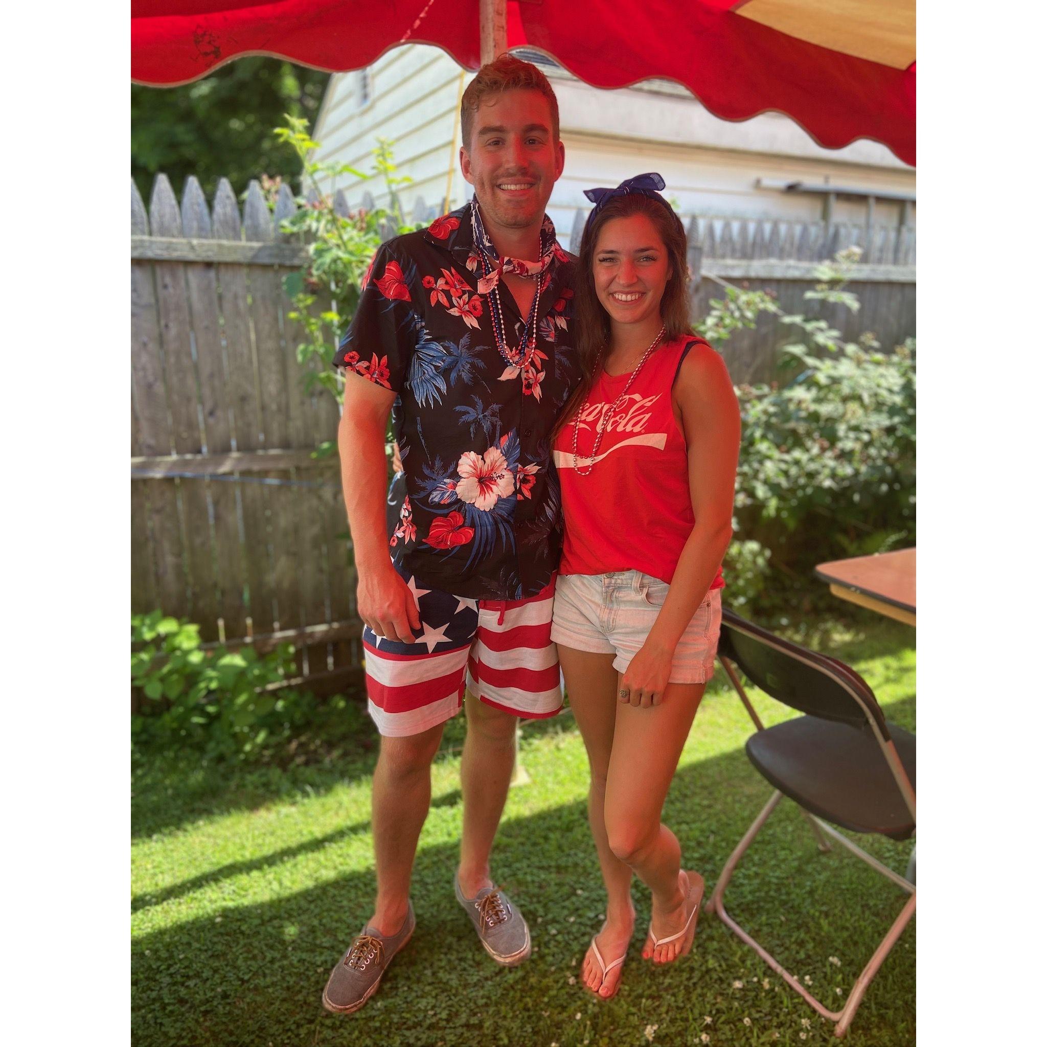 Kate's first Bristol, RI 4th of July