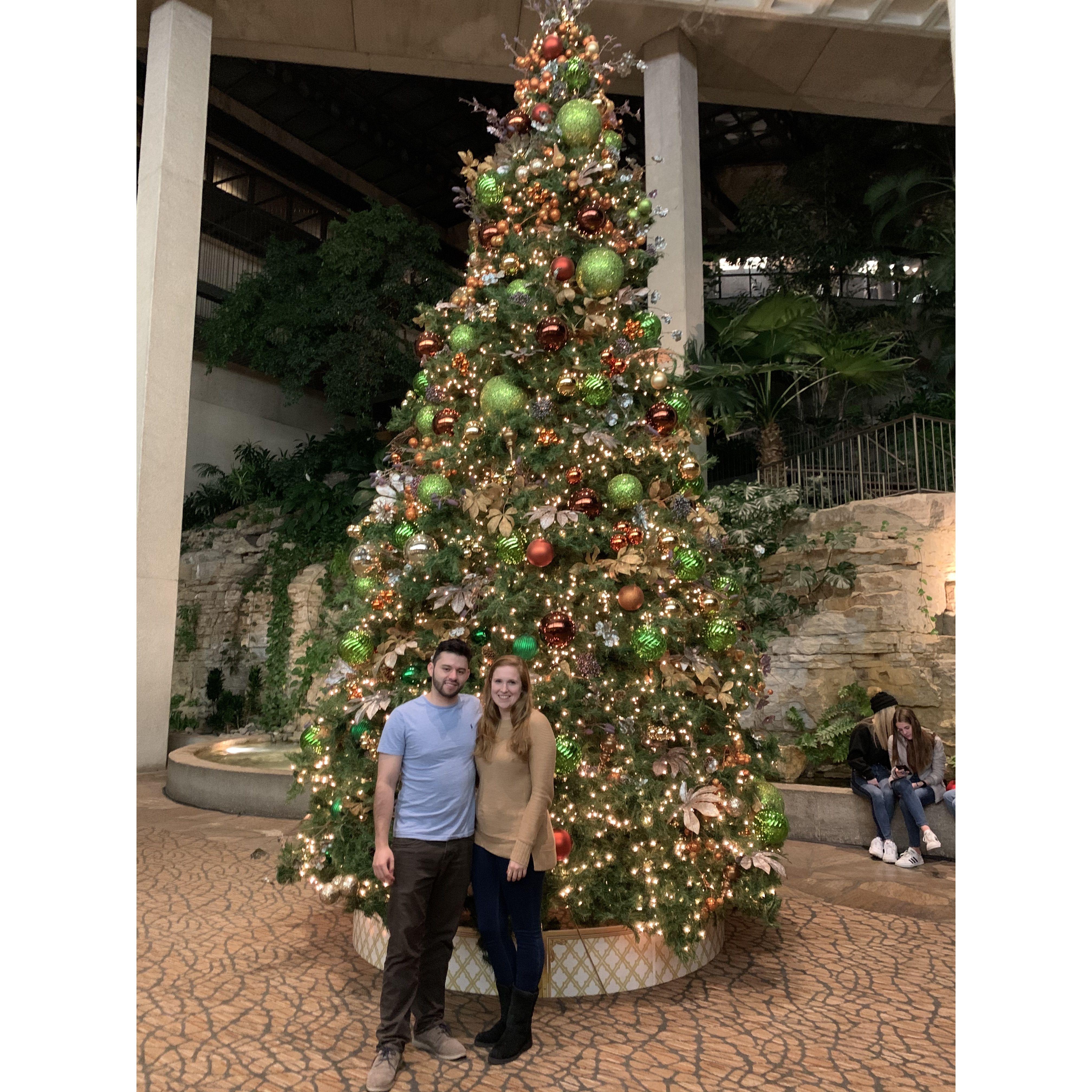 Visiting Kansas City for Christmas in 2019.