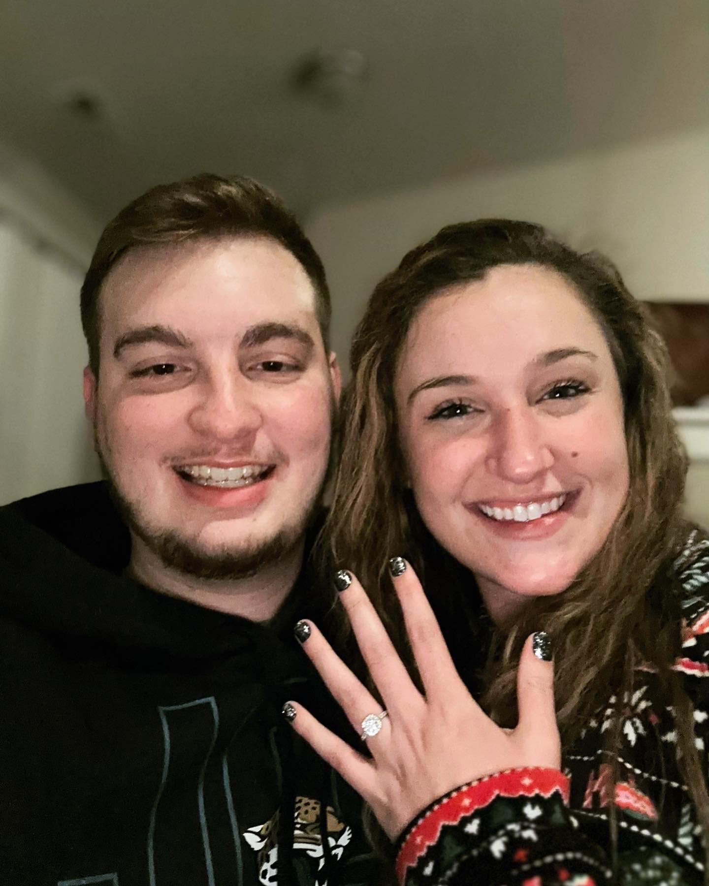 The day they got engaged!
