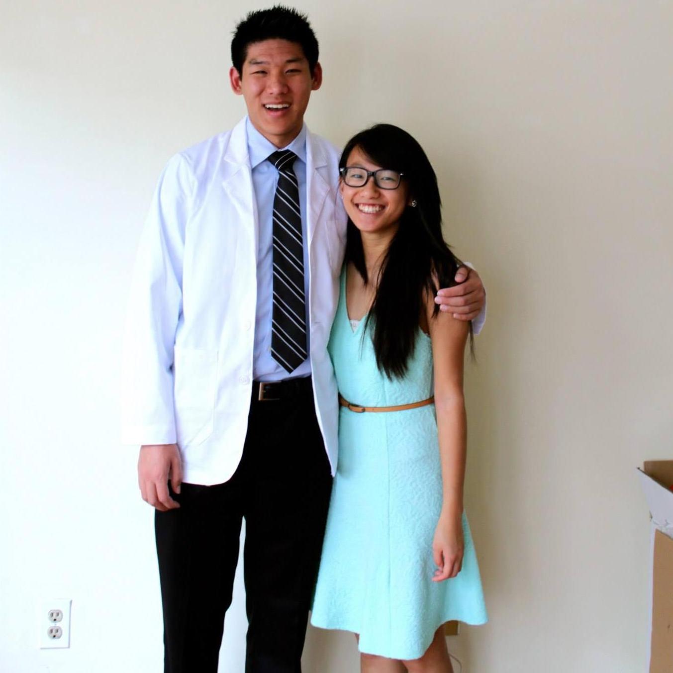 Nathan's white coat ceremony!