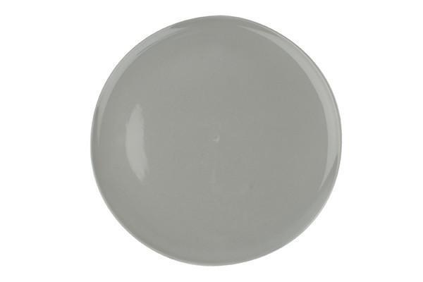 Shell Bisque Dinner Plate (Set of 4) - Grey