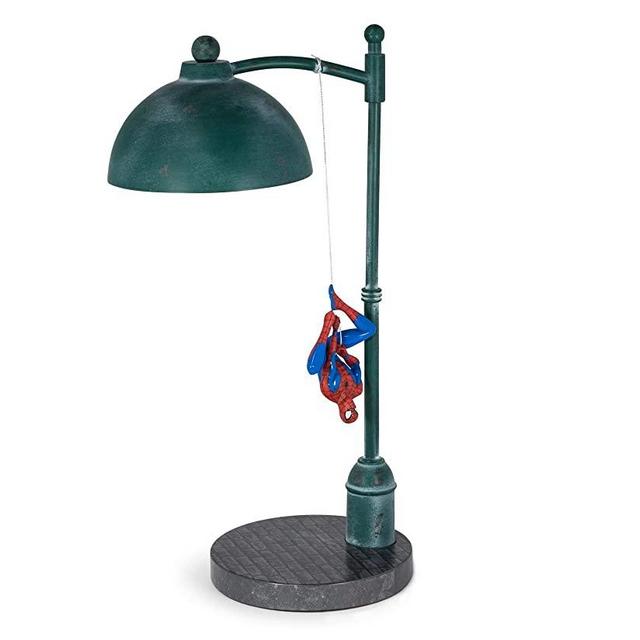 Robe Factory LLC Marvel Spider Man Streetlight LED Mood Light Desk Lamp | Superhero Night Light | 16 Inches