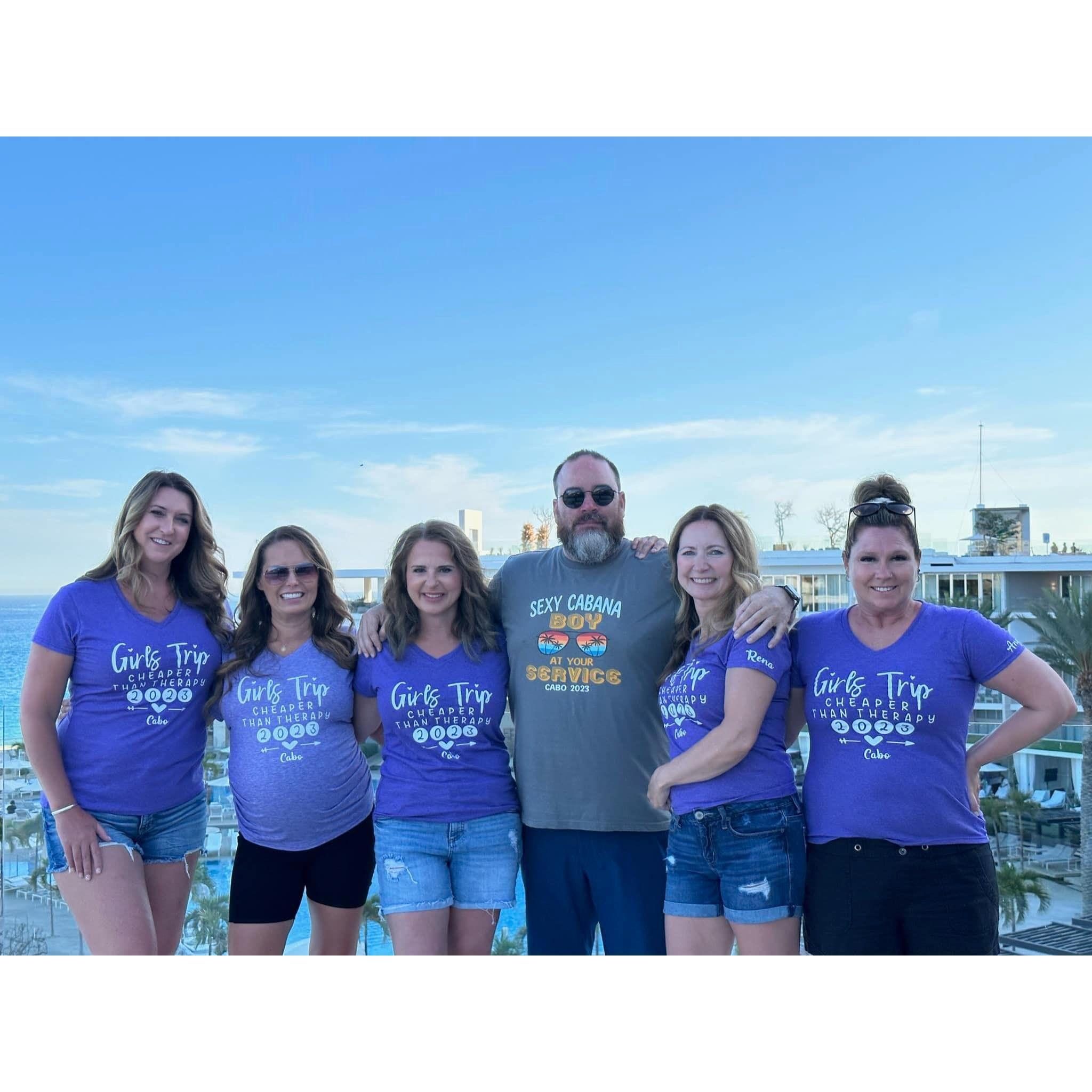 The World's Best Cabana Boy with Angela's Besties - 50th Birthday Celebration in Cabo