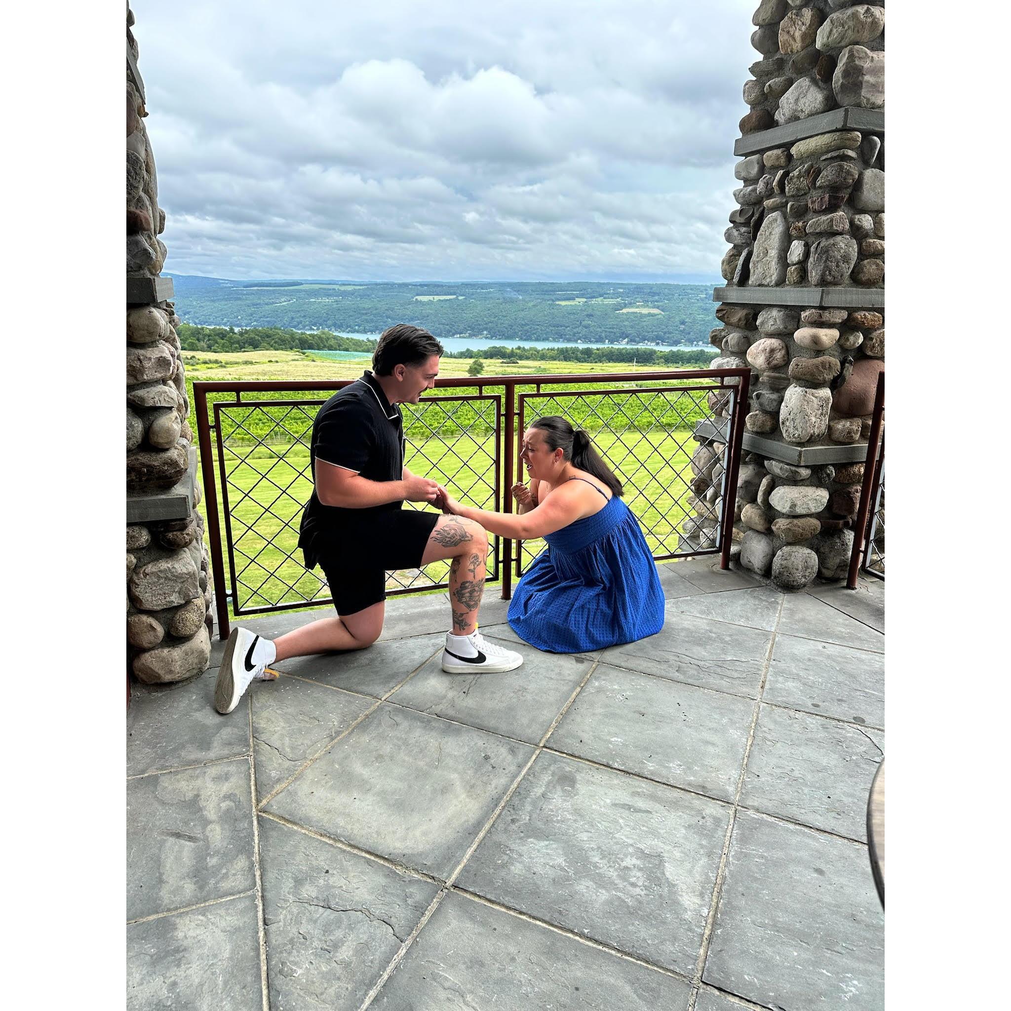 Our engagement day!