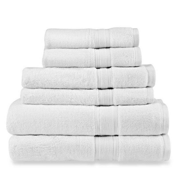 Wamsutta® Icon PimaCott® 6-Piece Bath Towel Set in White