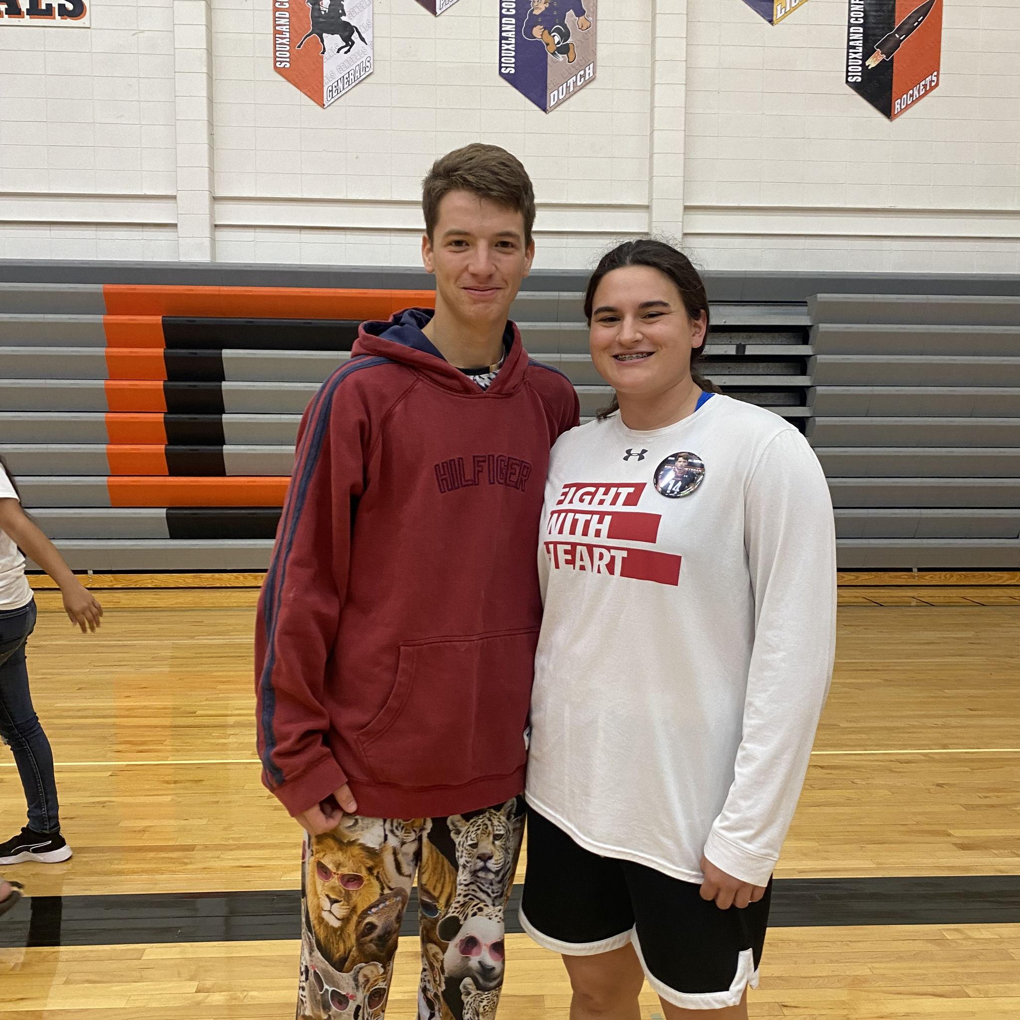Senior Year Homecoming- Dress like someone else, obviously we chose each other.