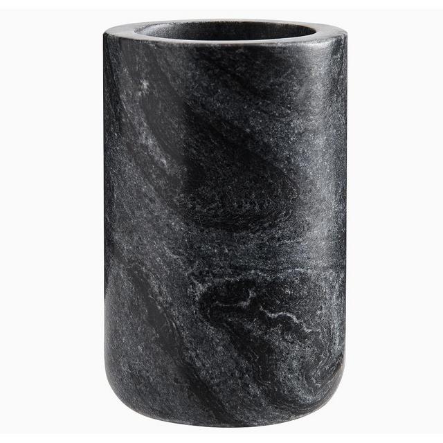 Black Handcrafted Marble Toothbrush Holder