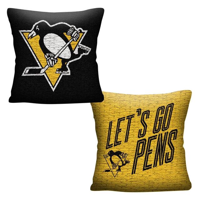 NHL Pittsburgh Penguins Inverted Woven Pillow