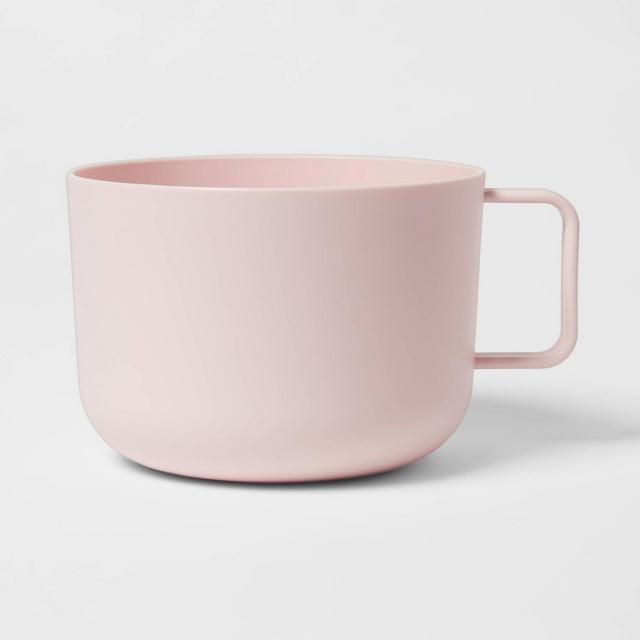 30oz Plastic Soup Mug Pink - Room Essentials™