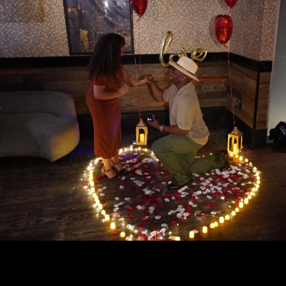 The night my sweet love proposed ♥️ 
July 1, 2025