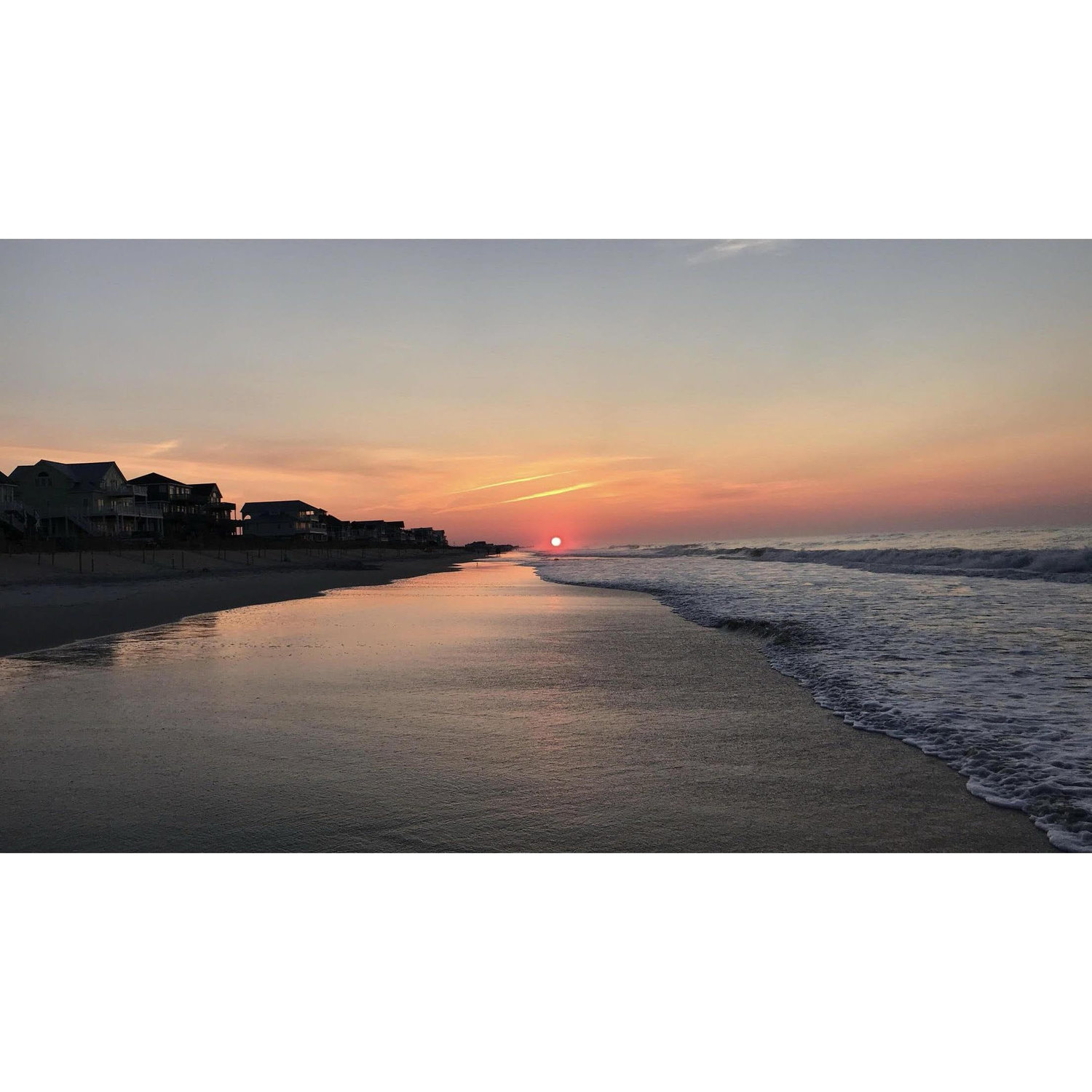 A wonderfully beautiful TopSail Beach sunrise.