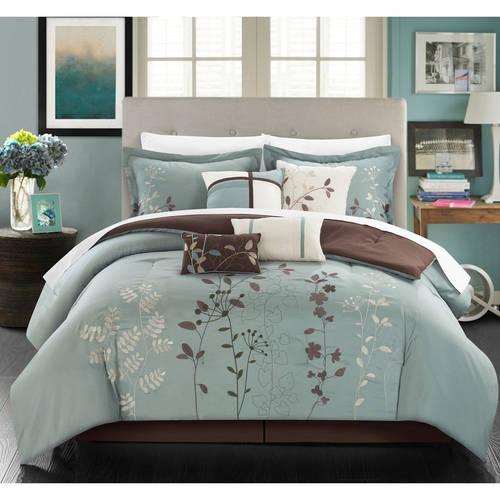 Chic Home Fortuno 8-Piece Embroidered Comforter Set