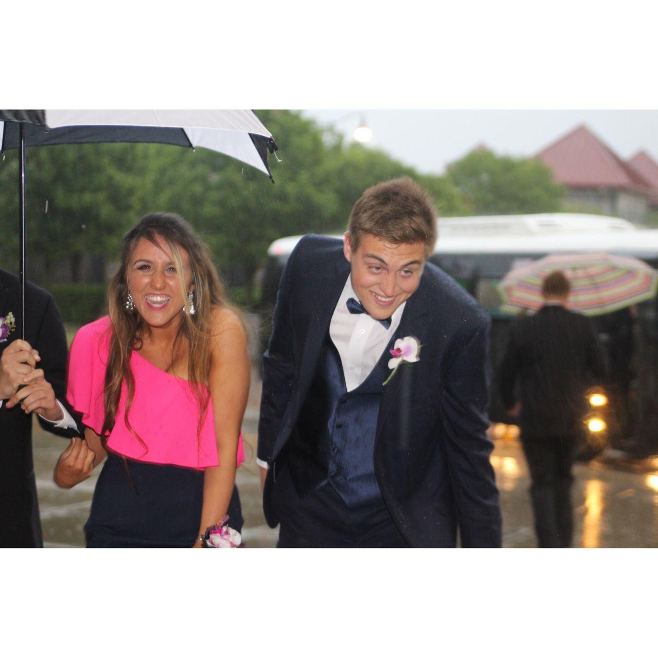 Rainy Prom Day