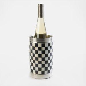 MacKenzie-Childs Courtly Check 3260 Enamel Wine Cooler