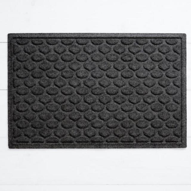 Drops Water Guard Mat (Size: 2' x 3'Color: Dark Charcoal)