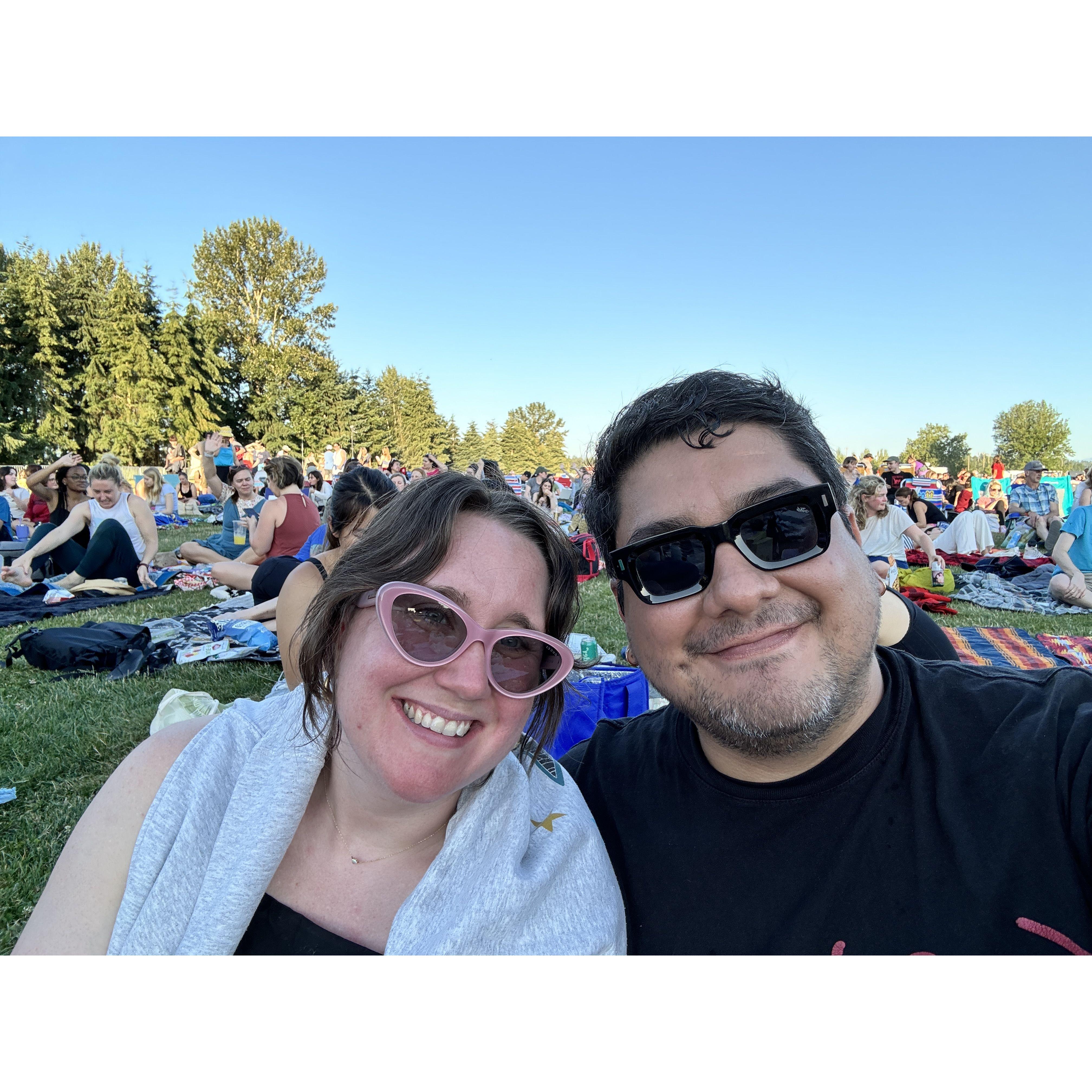 Movies in the park at Marymoor in 2024