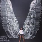 "What Lifts You" Angel Wings Mural