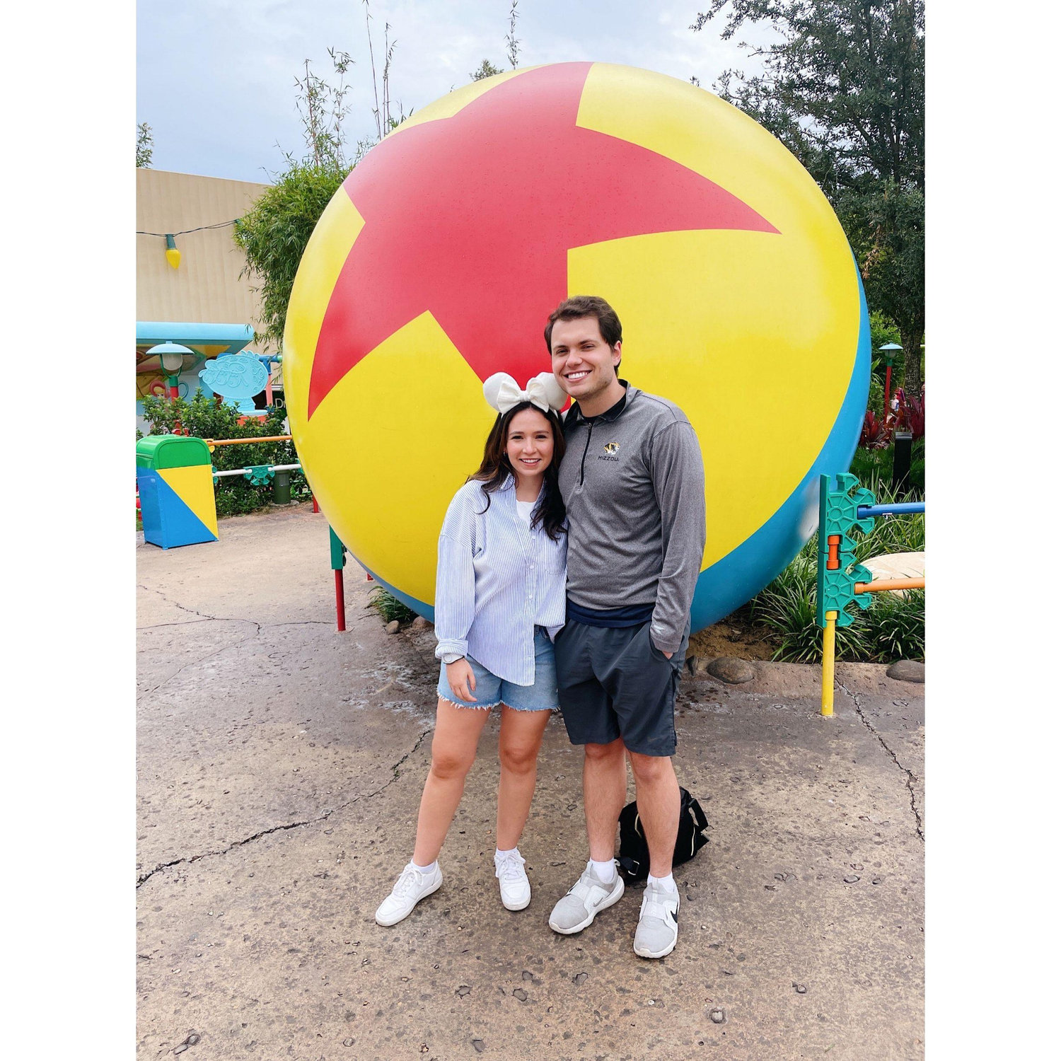 Becca's first time at Disney with the Gaspards!