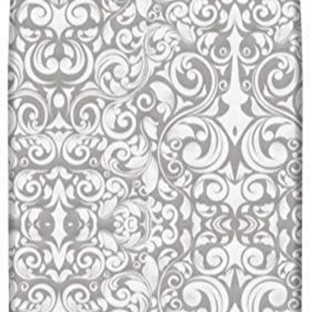Laundry Solutions by Westex Damask Grey Deluxe Triple Layer Extra-Thick Ironing Board Cover and Pad, 15" x 54", IB0313