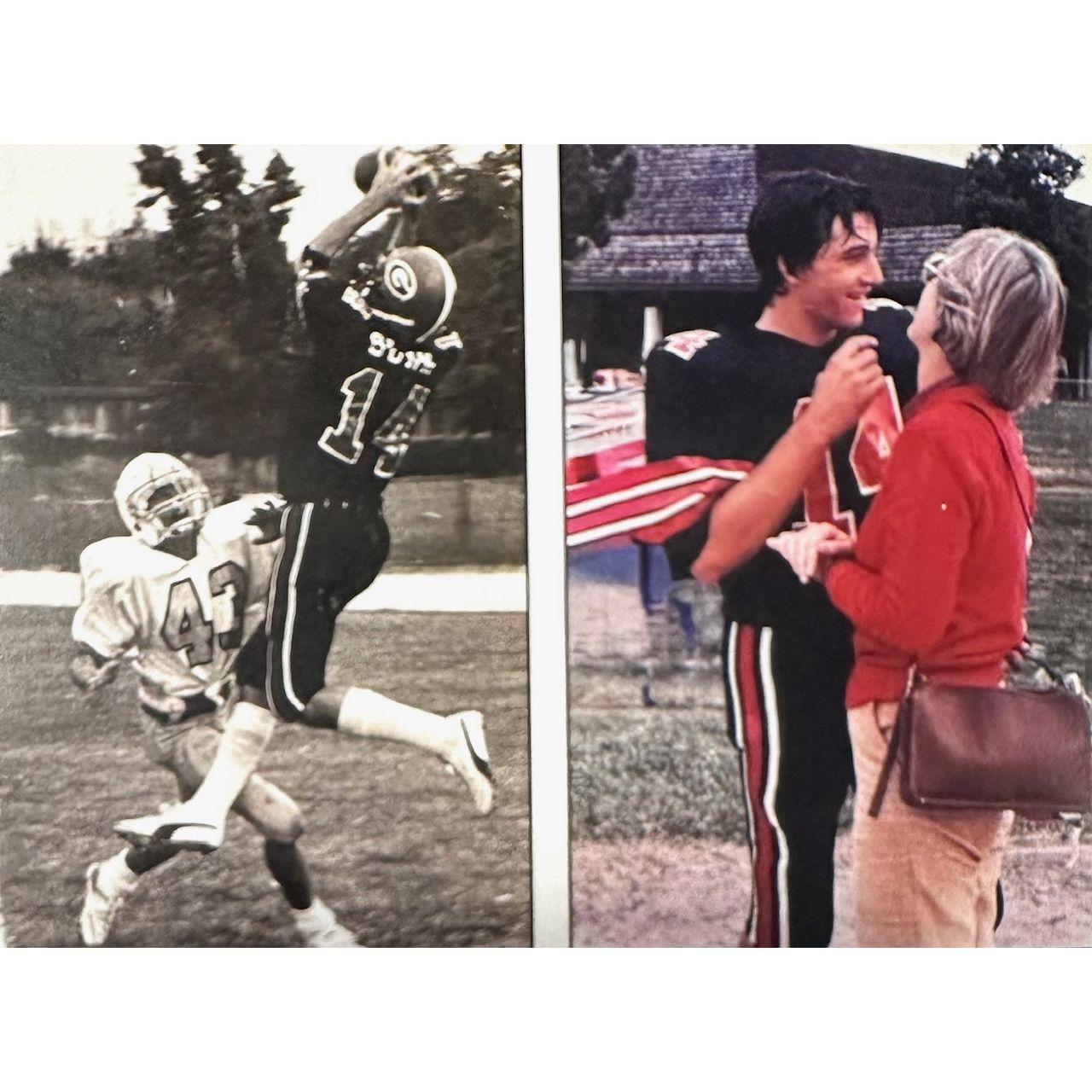 It was always the best feeling having mom in the stands watching!