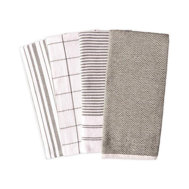 Artisanal Kitchen Supply® 4-Pack Reversible Terry Kitchen Towels in Green