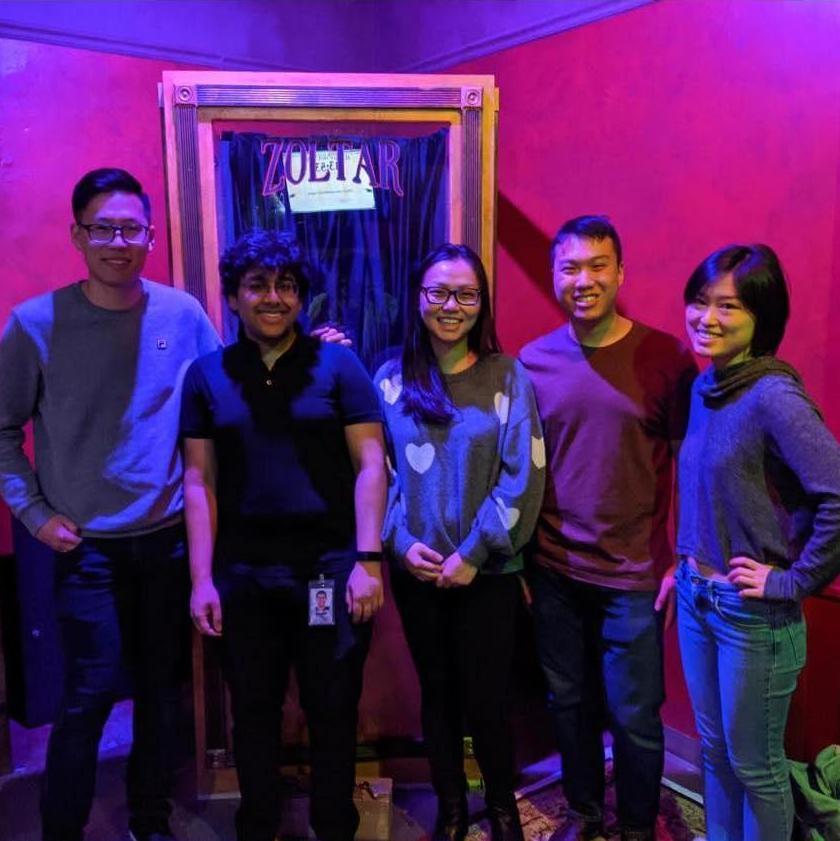 Escape room with friends