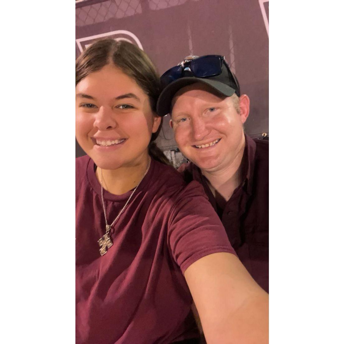 Her First Ganado Football Game