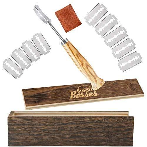 Bread Bakers Lame Slashing Tool - Dough Making Slasher Tools Baking Sourdough Bread Starter Jar Scoring Knife Razor Cutter Slashing Tool Accessories for Cutting Bread Bosses Supplies - Great As A Gift