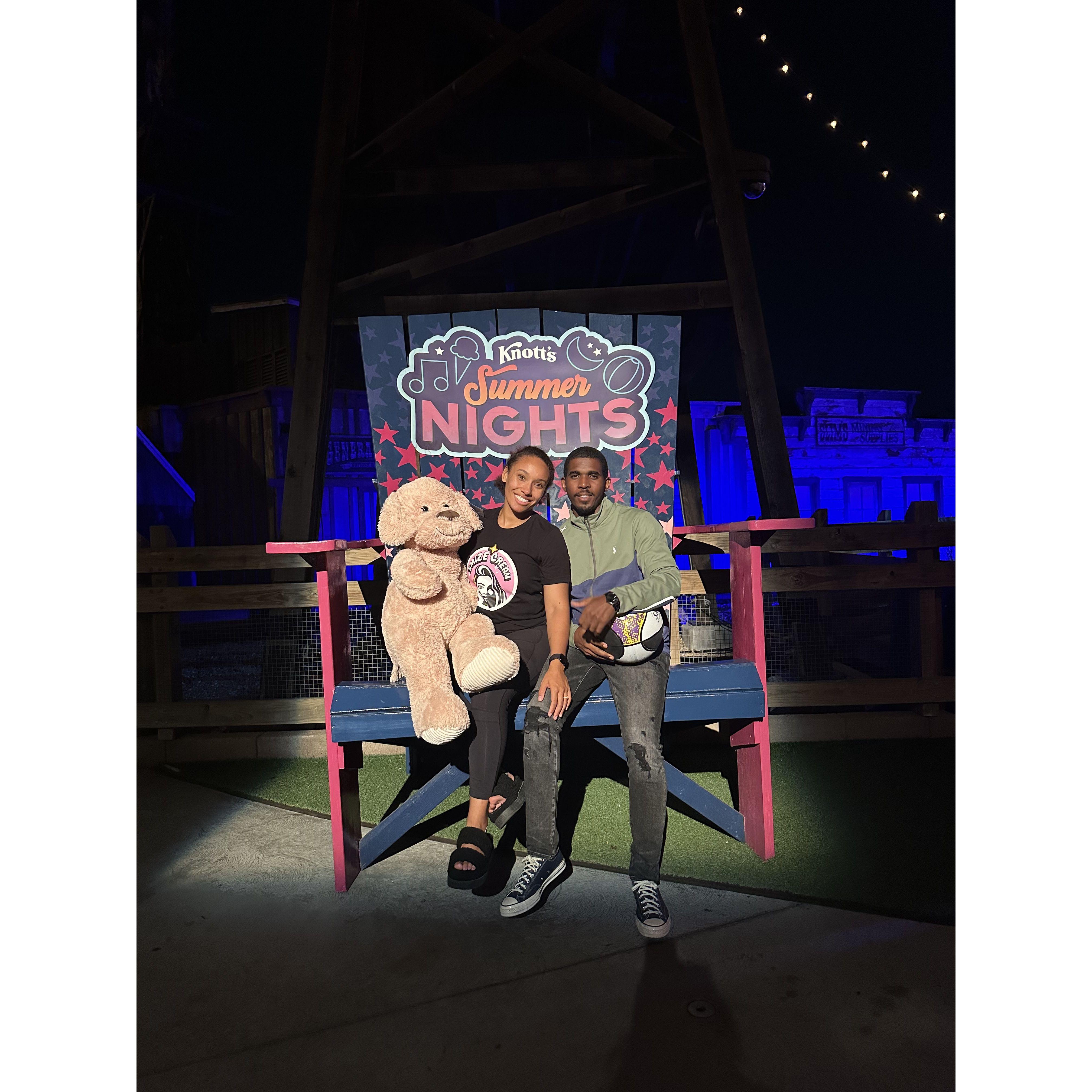 Our first time at Knott's Berry Farm!