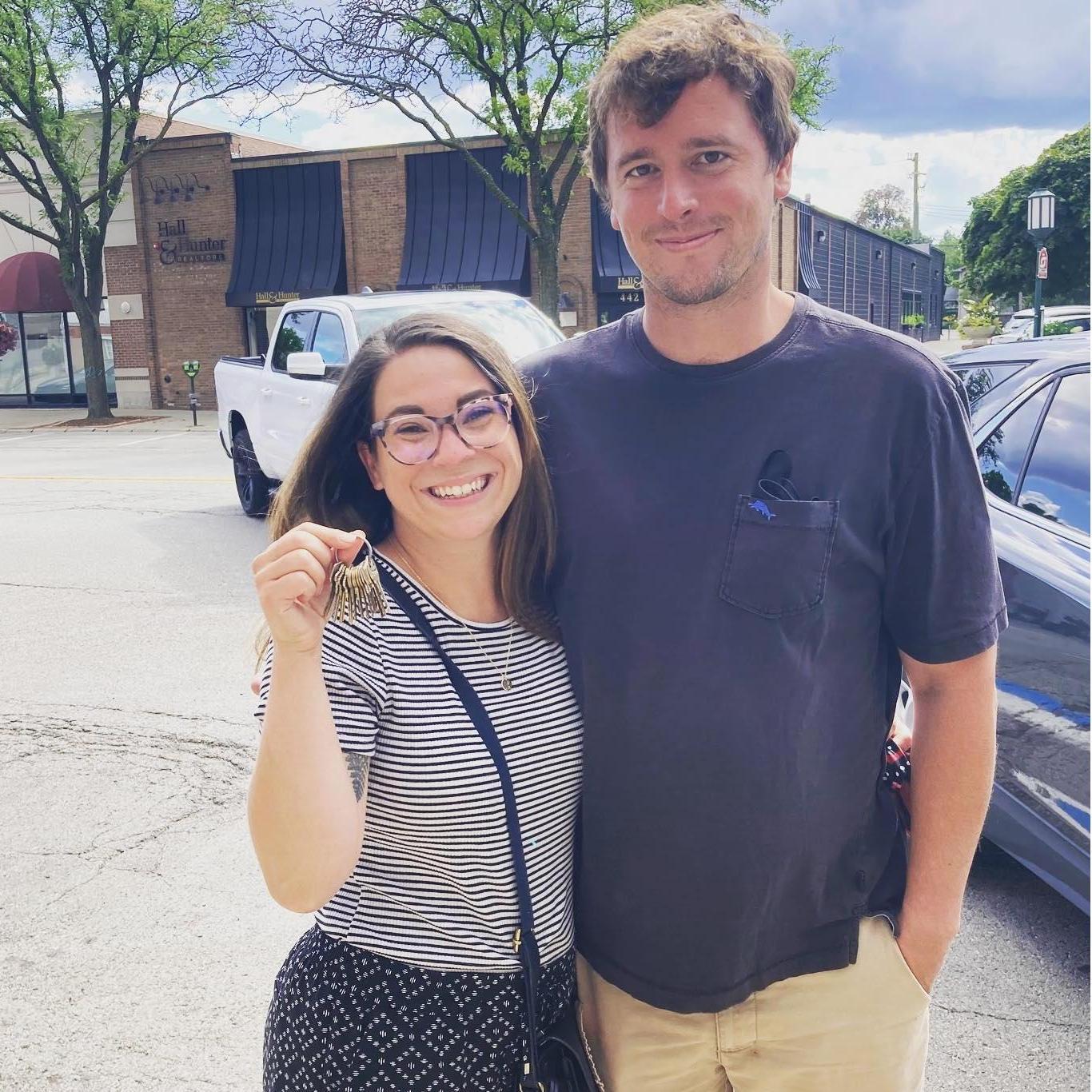When we bought our first house!