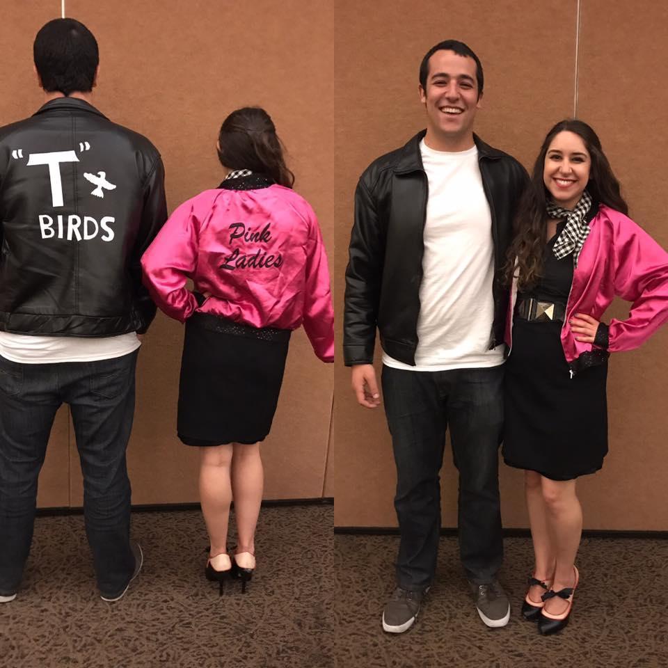 When Sandy found her Danny. Any Grease fans out there? First Purim together!