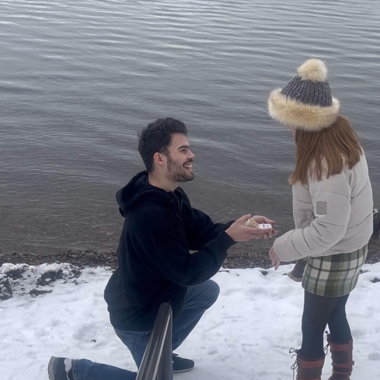 He proposed!
