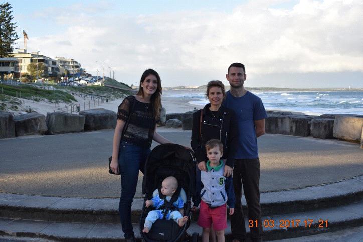 A spontaneous trip to meet up with Vinnie’s family for a weekend in Sydney