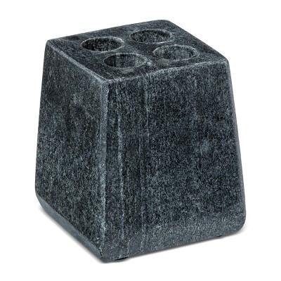 Solid Marble Toothbrush Holder Dark Gray Wash - Project 62™