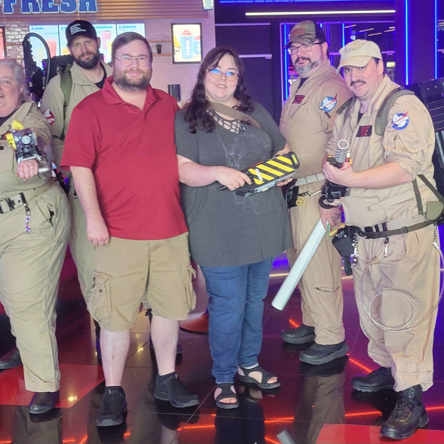We went to go see the lastest Ghostbuster movie. I loved it!